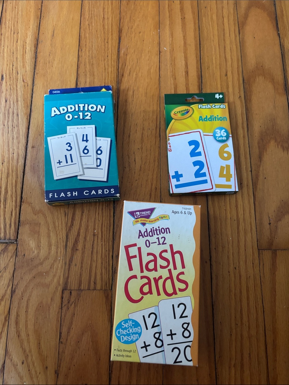 Addition Flash Cards Set for Math - Picture 1 of 4